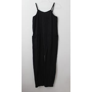 Grayson Social Girls French Terry Cami Jumpsuit Black/Grey Size XL NWT